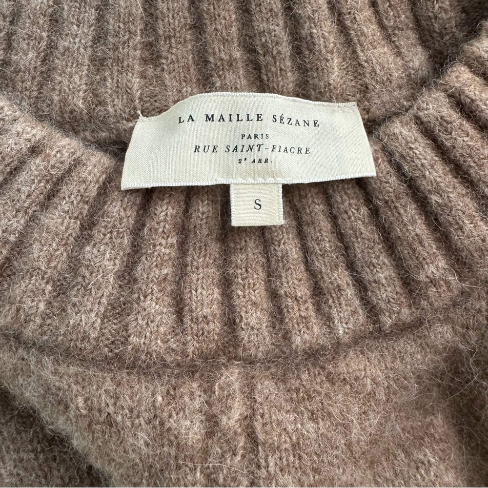 Sezane Sama Jumper in Taupe - Picture 5 of 7